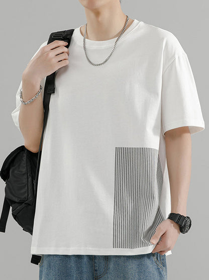 Solid Color Loose Oversized Short Sleeve Tee